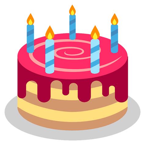 Birthday Cake Emoji Clipart Free Download Transparent Png Creazilla