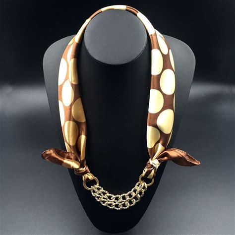 Luxurious Silk Scarf Necklace For Women Named After The Goddess