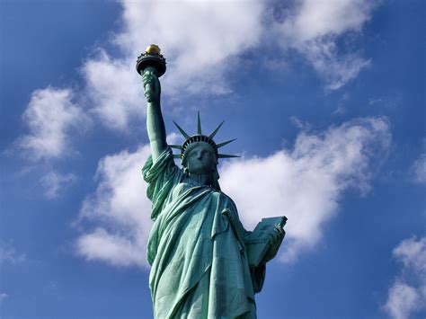 图片素材 云 天空 纽约 纪念碑 雕像 绿色 自由女神像 Nyc 美国 地标 蓝色 雕塑 旅游景点 地球大气