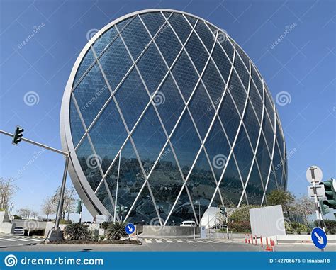 Abu Dhabi Uae March 19 2019 The Aldar Headquarters Building Is The