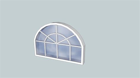 How do i cover that half circle window?? Half Circle Window | 3D Warehouse