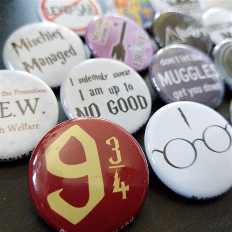 Harry Potter Buttons 125 32mm Pins Pin Back Badges
