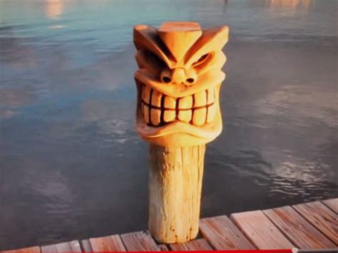 Tiki Carving Tiki Art Tiki Room Tiki Head