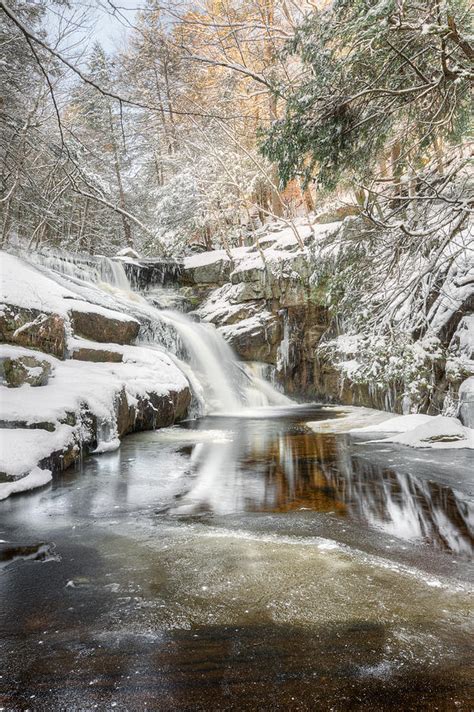 Enders Falls Winter Photograph By Bill Wakeley Fine Art America