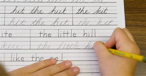 More Cursive In Schools Ohio Bill Encourages Penmanship