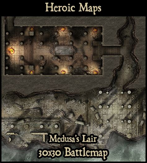 Heroic Maps Medusas Lair Heroic Maps Dungeons Ruins Temples