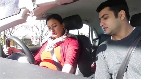 Training Car Driving Punjabi Funny Video Latest Sammy Naz Husband