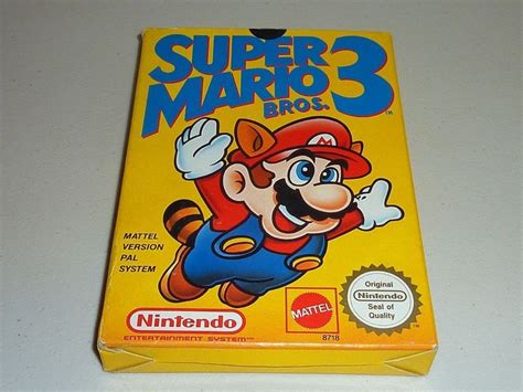 Super Mario Bros 3 Nes Game Pal A Nintendo Cib Mattel Excellent