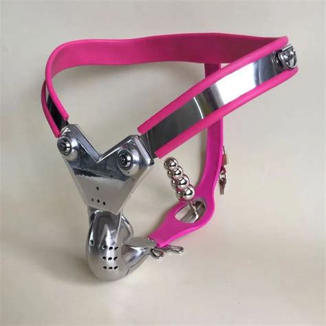 male chastity belt men s stainless steel chastity cage with removable anal bead plug master