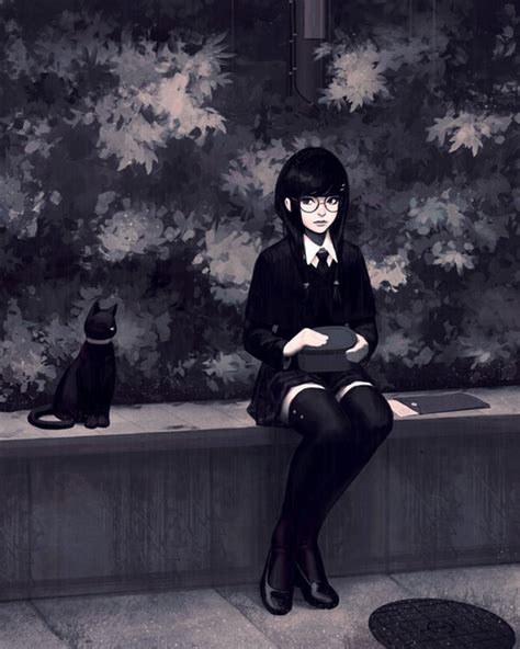 Guweiz Glasses School Uniform Cats Hd Phone Wallpaper Rare Gallery