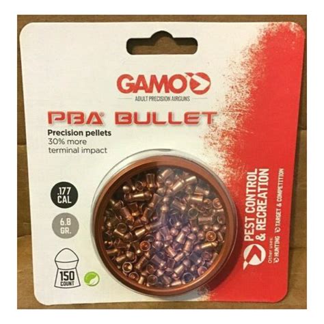 Limitcrusade Shop Bbs And Pellets Gamo 632272054 Pba Bullet Pellets 177