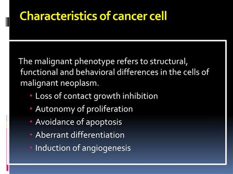 Different Types Of Cancer Cells