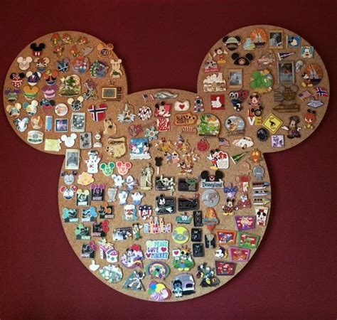 Disney Mickey Mouse Pin Board Perfect For Your Disney Pin Collection