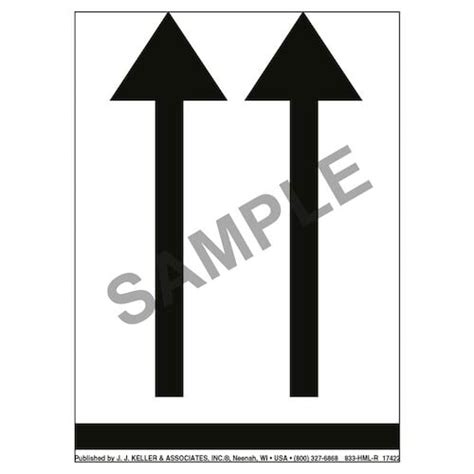 Orientation Arrows Aircraft Package Marking