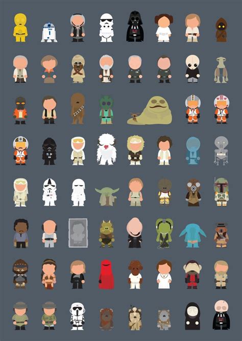 Lego Star Wars Icons Every Lego Star Wars Character To Use For Your