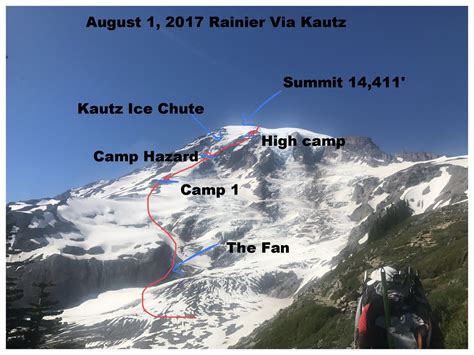 14411 Mt Rainier Wa Kautz Route Trip Report Snowbrains