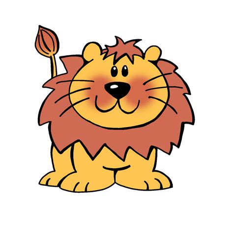Angry Lion Cartoon Clipart Best