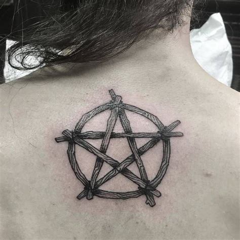 20 Wonderfully Witchy Tattoos Cafemom Wicca Tattoo Pentacle Tattoo