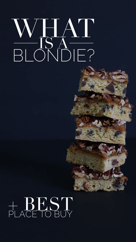 What Are Blondies Blondery