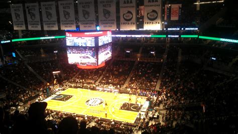 Inside The Barclays Center For A Nets 76ers Game In October 2012