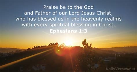 April 18 2021 Bible Verse Of The Day Ephesians 13