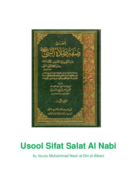 Usool Sifat Salat Al Nabi Pdf Hadith Muhammad