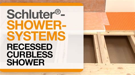 How To Recess A Floor For A Curbless Shower With The Schluter® Shower