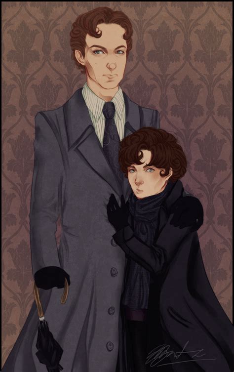 Mycroft And Sherlock By Rivertem On Deviantart