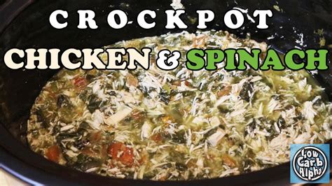 Home » keto recipes » keto chicken recipes » keto stuffed chicken breast recipe. Low Carb Keto Crockpot Chicken and Spinach | Ketogenic ...