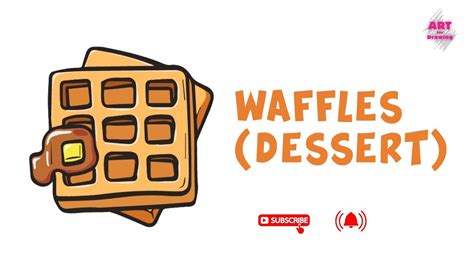 How To Draw Waffles Desserts Series Youtube