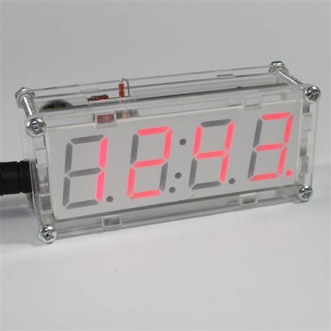 Colorful Diy Led Digital Clock Kit Microcontroller Digital Tube Clock