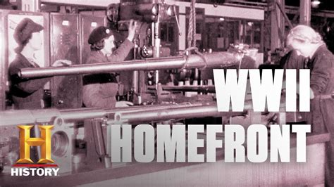 The U S Homefront During Wwii History Youtube