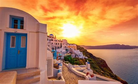 How To Enjoy The Sunset In Santorini Greece Path Travel Designs