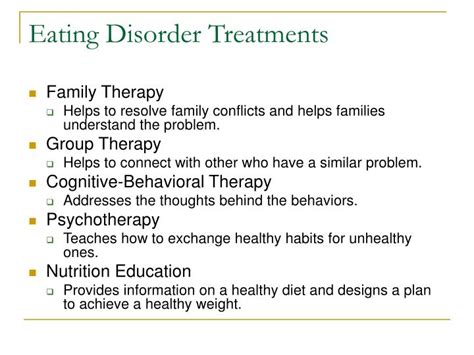Ppt Eating Disorder Treatments Powerpoint Presentation Free Download