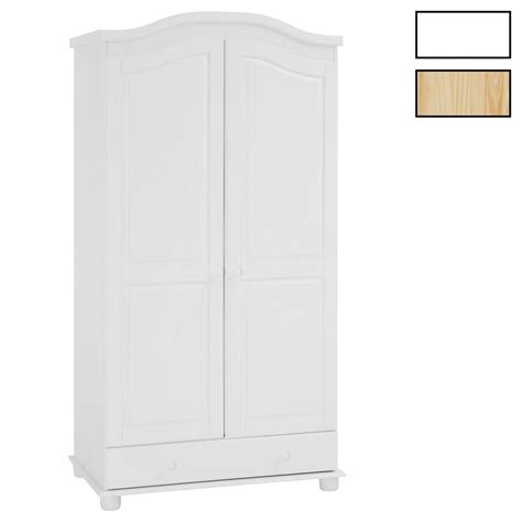 Gaderobenschrank mit beleuchtung, b/h/t 133/196/37cm, 2 türen, eine davon mit spiegel, dahinter 1 einlegeboden und ausziehbare. Garderobenschrank Dielenschrank Kleider Landhausstil ...