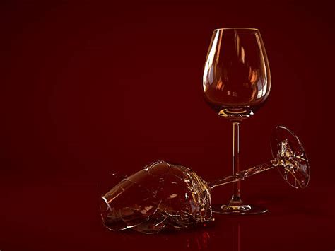 Broken Wine Glass Stock Photos Pictures And Royalty Free Images Istock