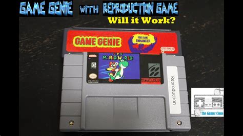 Game Genie Snes With Reproduction Game Will It Work Episode 7 Youtube