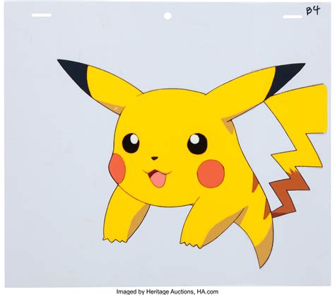 Pokemon Pikachu Production Cel And Drawing Animation Art Group Lot