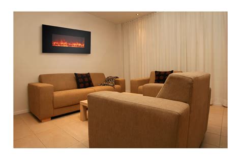 When the flame is turned off it looks like a mirror. Amazon.com: Yosemite Home Decor DF-EFP900 Small Glass Wall ...