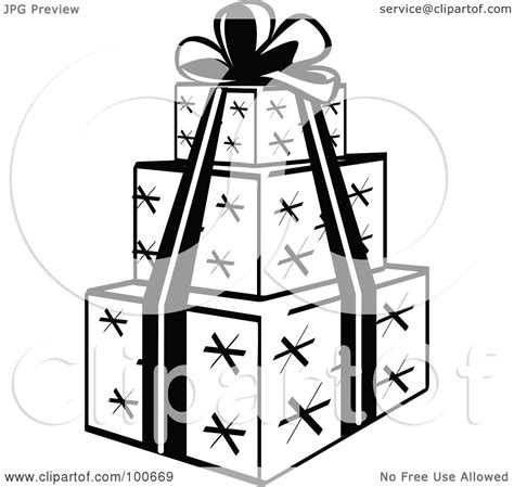 Royalty Free Rf Clipart Illustration Of A Black And