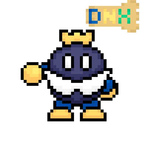 Did A Pixel Art Of King Bob Omb From Super Mario 64 Mario