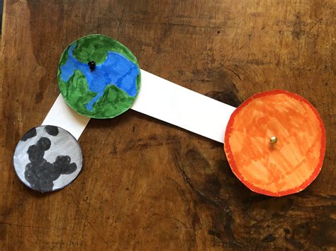 Sun Earth Moon Model Activity The Earth Images Revimageorg