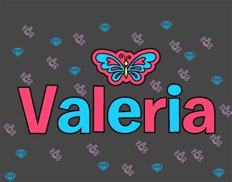 Nombre Valeria Para Imprimir Gimeros