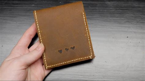 Diy Leather Wallet Becky Stern Youtube