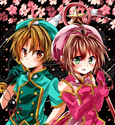 Kinomoto Sakura And Li Xiaolang Cardcaptor Sakura Drawn By Nami Z