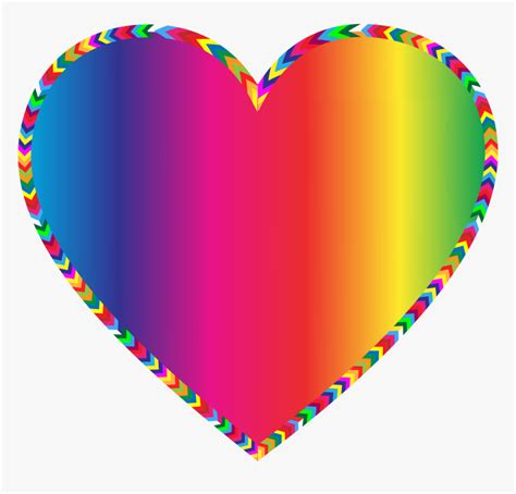 Multi Color Exploding Heart Clipart Hearts Borders And Frames Hd Png