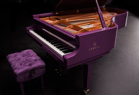 Custom Yamaha Grand Piano Pantones New Shade Of Purple Is A Tribute