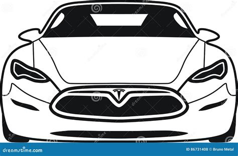 Models Tesla Vector Illustratie Illustration Of Internationaal 86731408