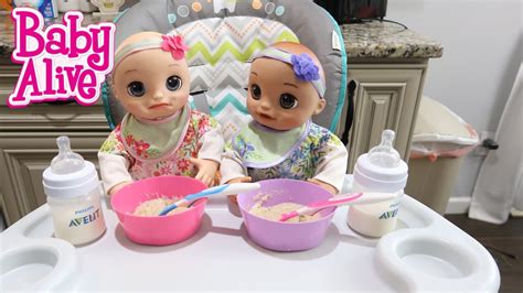Baby Alive Twins Morning Routine Baby Alive Real As Can Be Baby Youtube