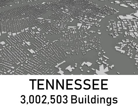 3d Model Tennessee 3002503 3d Buildings Vr Ar Low Poly Fbx